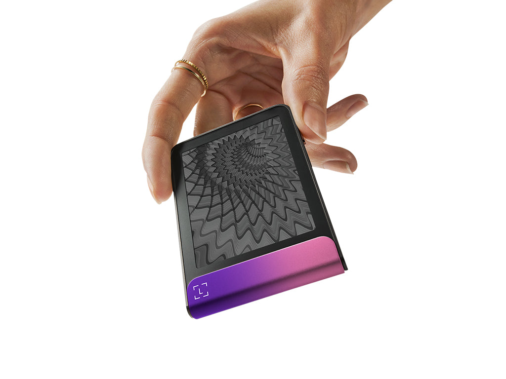 Ledger Flex z Recovery Key, denarnica za Bitcoin in druge kriptovalute, Crimson Magenta