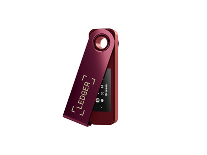 Ledger Nano S PLUS, denarnica za Bitcoin in druge kriptovalute, Crimson Magenta