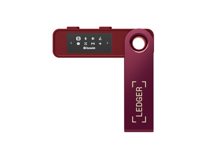 Ledger Nano S PLUS, denarnica za Bitcoin in druge kriptovalute, Crimson Magenta