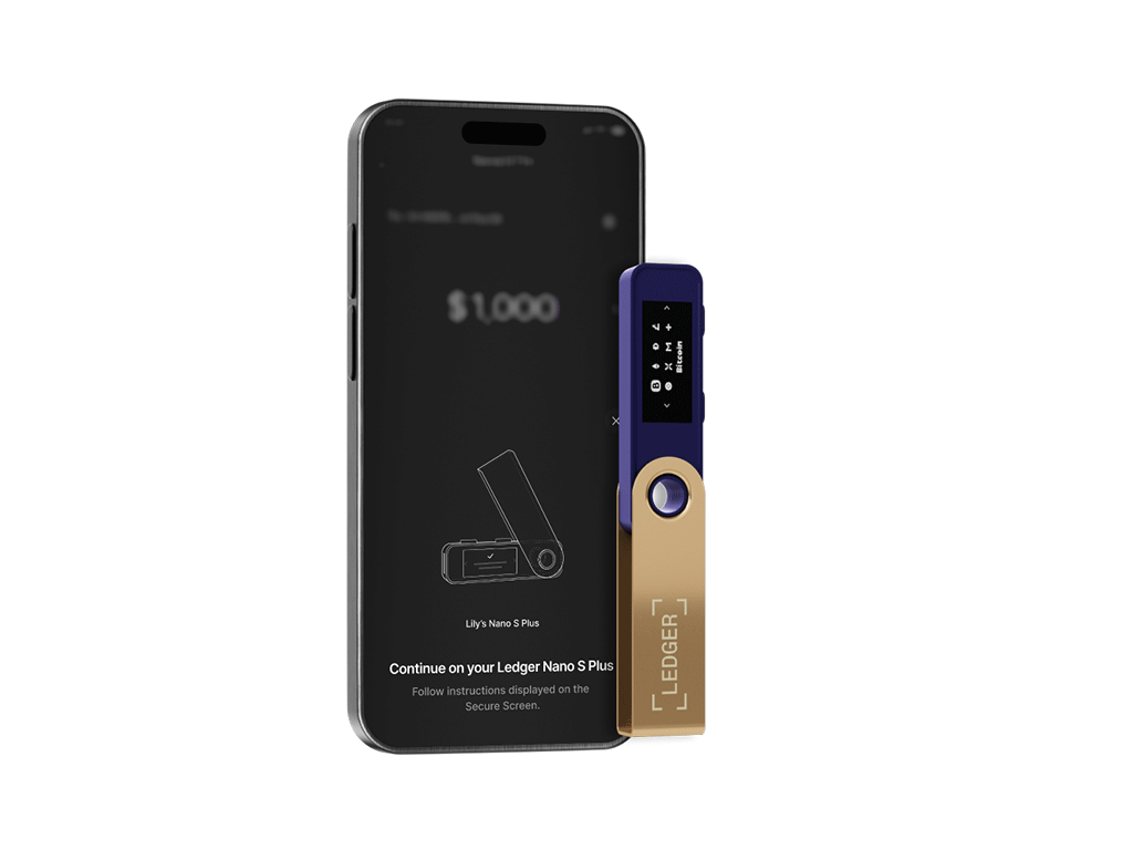 Ledger Nano S PLUS, denarnica za Bitcoin in druge kriptovalute, Ferro Fuchsia