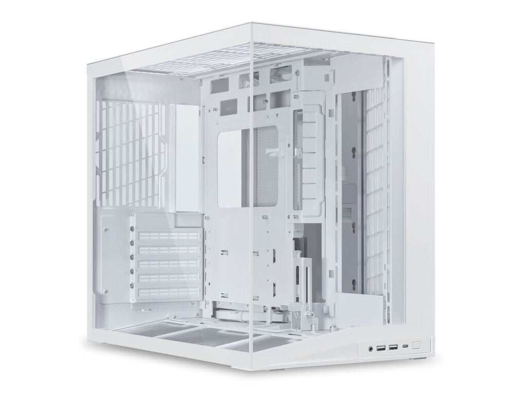 Računalniško ohišje Lian Li O11 Dynamic Mini V2, ATX, Midi-Tower, kaljeno steklo, belo