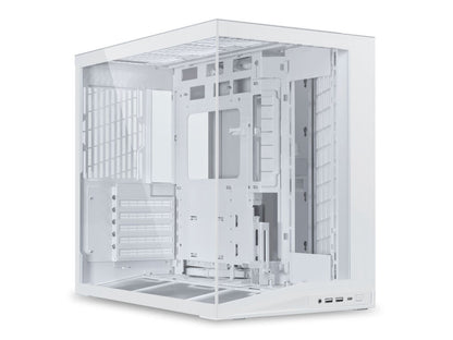 Računalniško ohišje Lian Li O11 Dynamic Mini V2, ATX, Midi-Tower, kaljeno steklo, belo