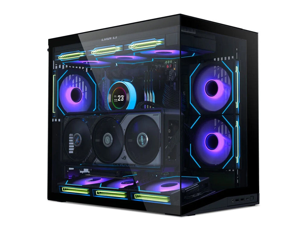 Računalniško ohišje Lian Li O11 Dynamic Mini V2, ATX, Midi-Tower, kaljeno steklo, črno