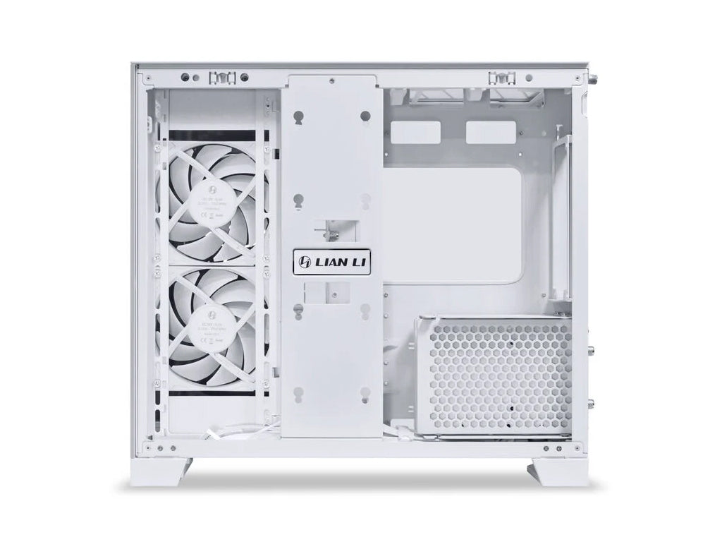 Računalniško ohišje Lian Li O11 Dynamic Mini V2 Flow, ATX, Midi-Tower, kaljeno steklo, belo