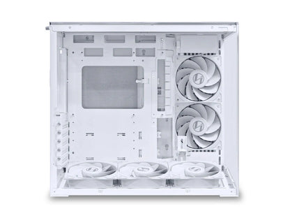 Računalniško ohišje Lian Li O11 Dynamic Mini V2 Flow, ATX, Midi-Tower, kaljeno steklo, belo