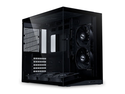 Računalniško ohišje Lian Li O11 Dynamic Mini V2 Flow, ATX, Midi-Tower, kaljeno steklo, črno