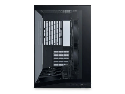 Računalniško ohišje Lian Li O11 Dynamic Mini V2 Flow, ATX, Midi-Tower, kaljeno steklo, črno