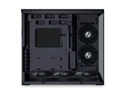 Računalniško ohišje Lian Li O11 Dynamic Mini V2 Flow, ATX, Midi-Tower, kaljeno steklo, črno