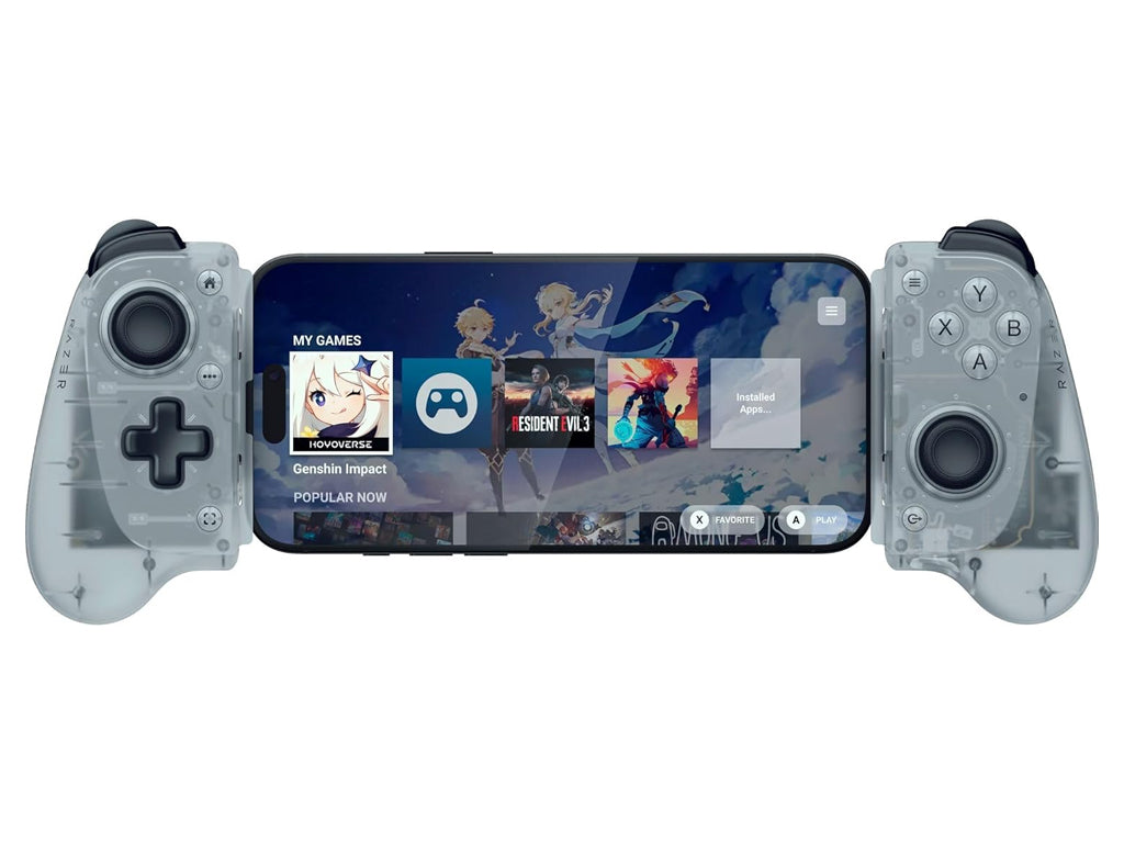 Igralni plošček Razer Kishi V3 Phantom White, Android/iOS, USB-C