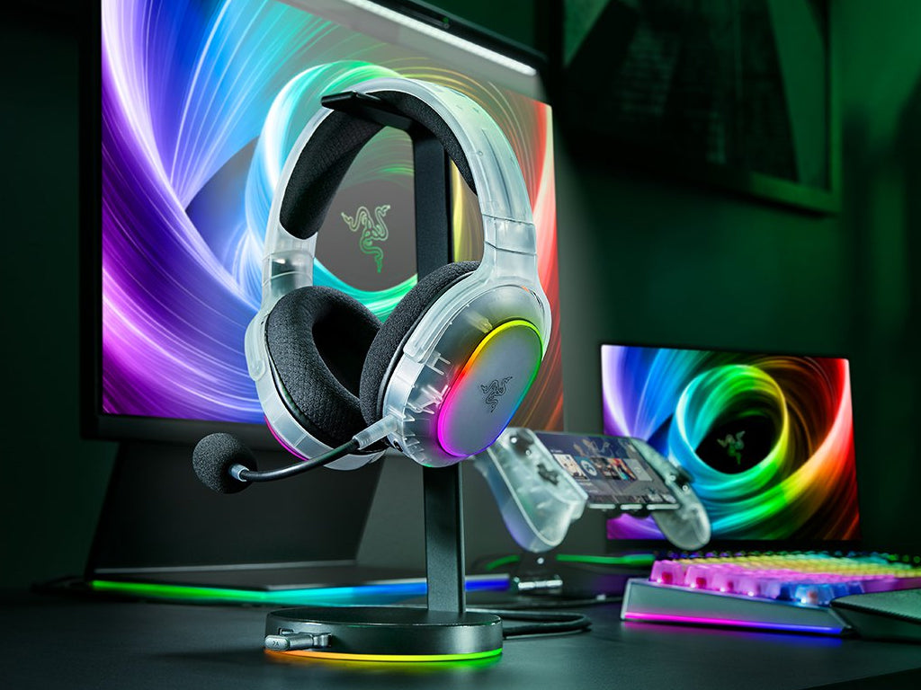Slušalke Razer Barracuda X Chroma Wireless Phantom White