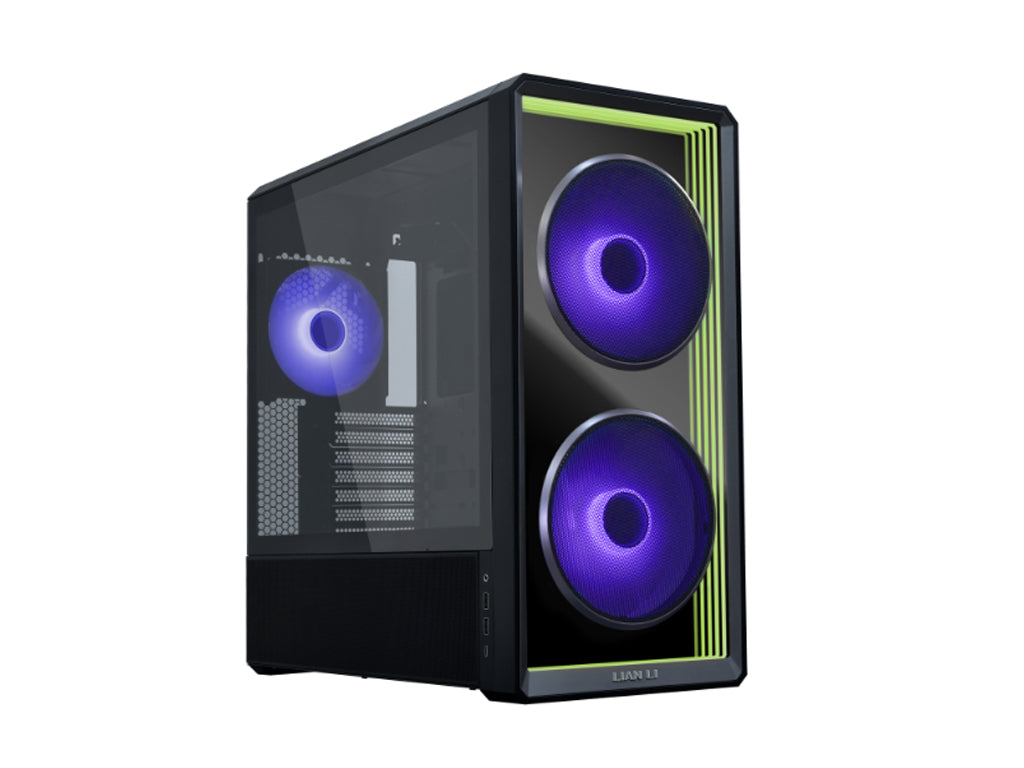 Računalniško ohišje Lian Li LANCOOL 217 INF, ATX, Midi-Tower, ARGB, Kaljeno steklo, črno