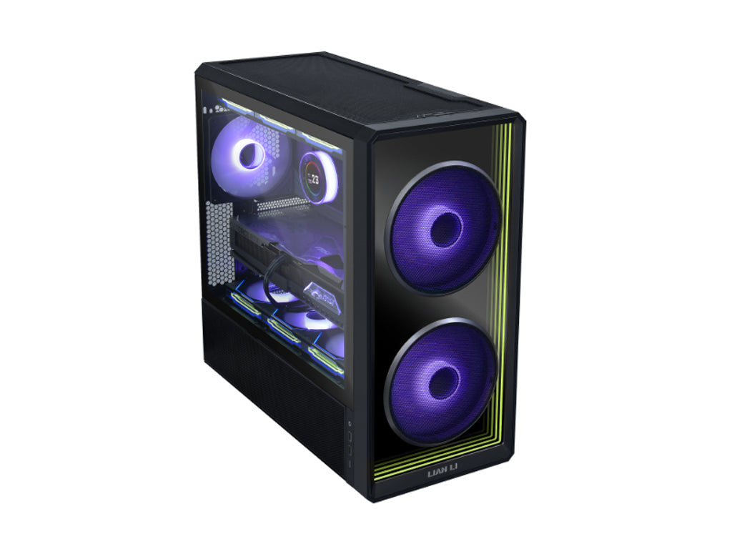 Računalniško ohišje Lian Li LANCOOL 217 INF, ATX, Midi-Tower, ARGB, Kaljeno steklo, črno