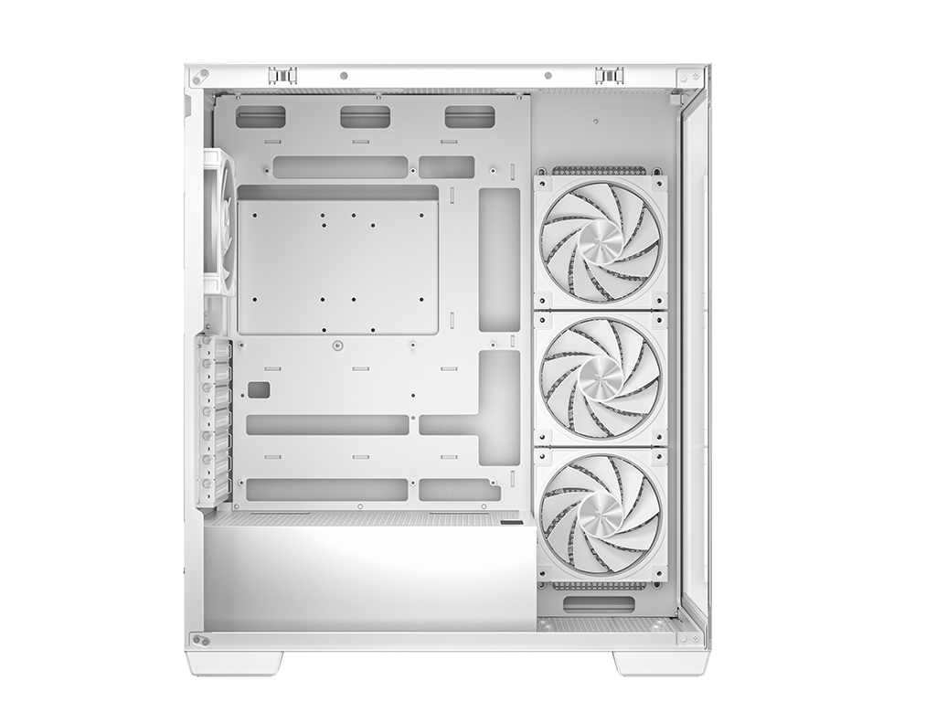 Računalniško ohišje DeepCool CG580 4F WH V2, ATX, Midi-Tower, Kaljeno steklo, belo