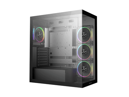Računalniško ohišje DeepCool CG580 4F V2, ATX, Midi-Tower, Kaljeno steklo, črno