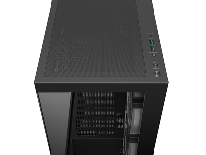 Računalniško ohišje DeepCool CG580 4F V2, ATX, Midi-Tower, Kaljeno steklo, črno