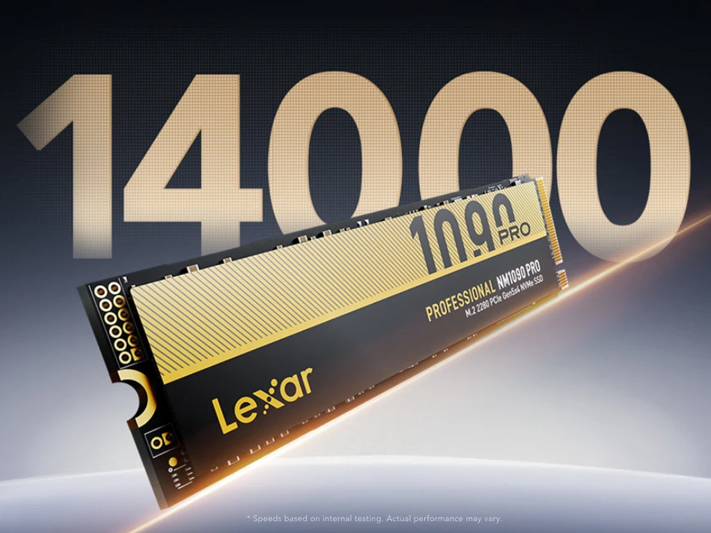 SSD 4TB M.2 80mm PCI-e 5.0 x4 NVMe, Lexar NM1090 Pro (LNM109P004T-RNNNG)