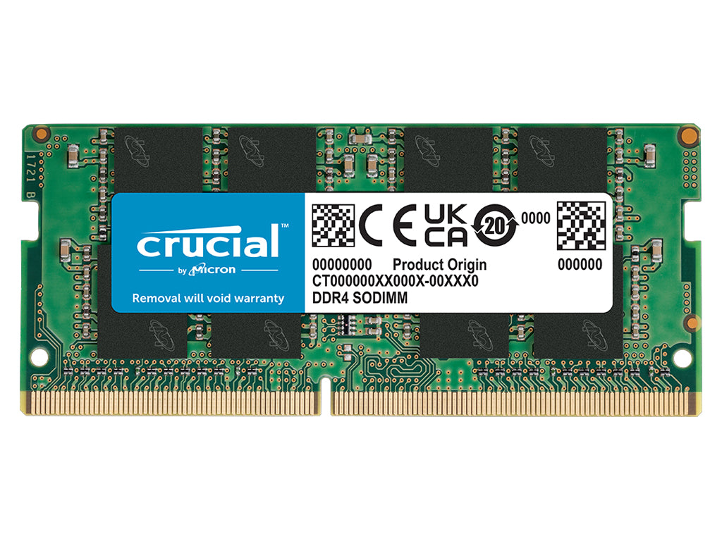 RAM SODIMM DDR4 16GB PC4-25600 3200MT/s CL22 1.2V Crucial