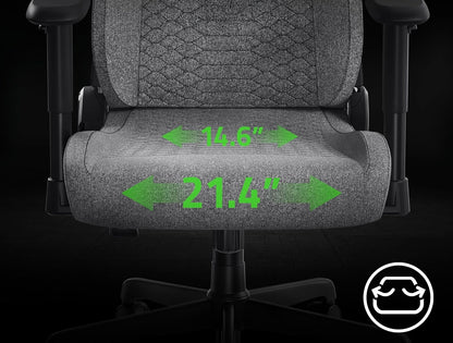 Stol Razer Iskur V2 X, svetlo siv