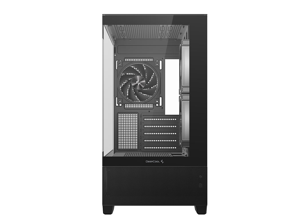 Računalniško ohišje DeepCool CG380 3F, mATX, Midi-Tower, kaljeno steklo, črno