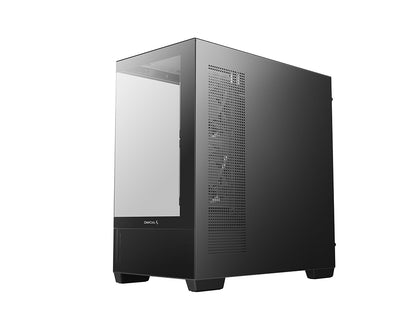 Računalniško ohišje DeepCool CG380 3F, mATX, Midi-Tower, kaljeno steklo, črno