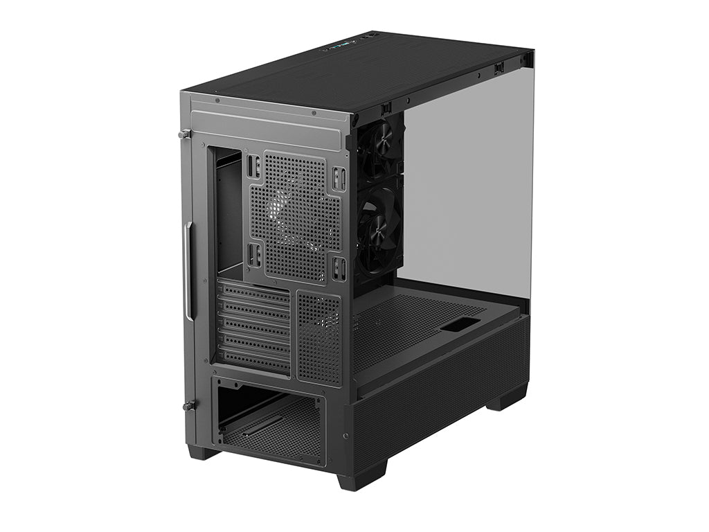 Računalniško ohišje DeepCool CG380 3F, mATX, Midi-Tower, kaljeno steklo, črno