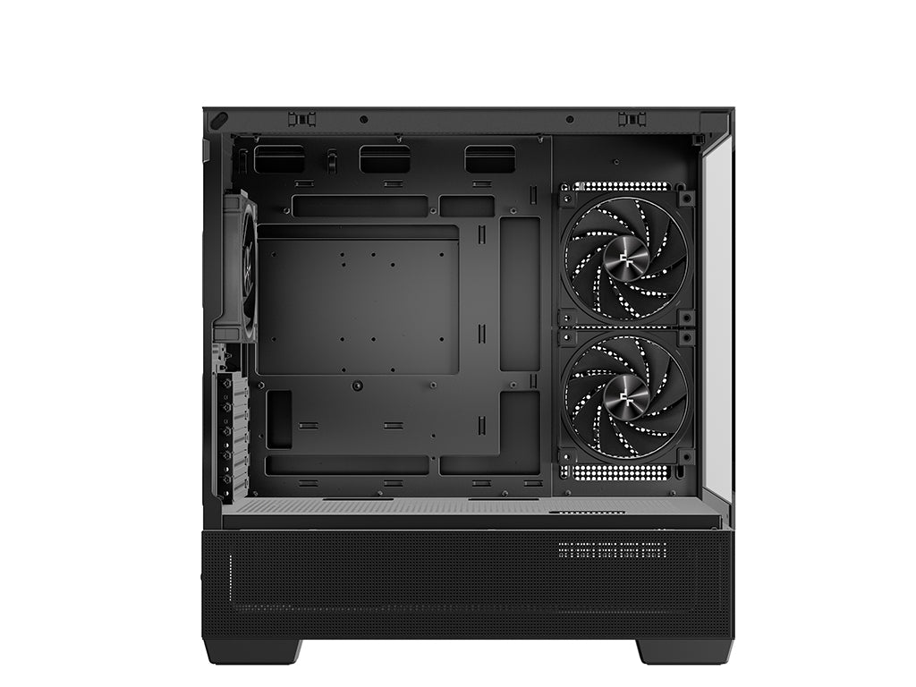 Računalniško ohišje DeepCool CG380 3F, mATX, Midi-Tower, kaljeno steklo, črno