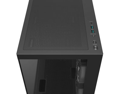 Računalniško ohišje DeepCool CG380 3F, mATX, Midi-Tower, kaljeno steklo, črno