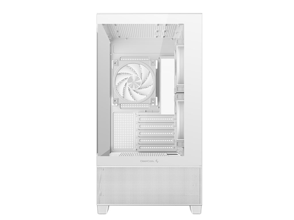Računalniško ohišje DeepCool CG380 3F, mATX, Midi-Tower, kaljeno steklo, belo