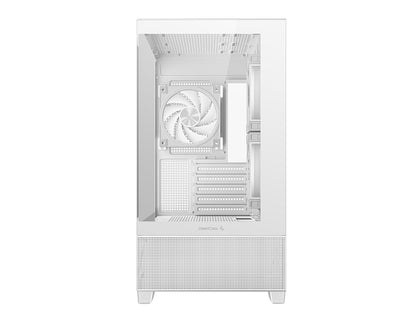 Računalniško ohišje DeepCool CG380 3F, mATX, Midi-Tower, kaljeno steklo, belo