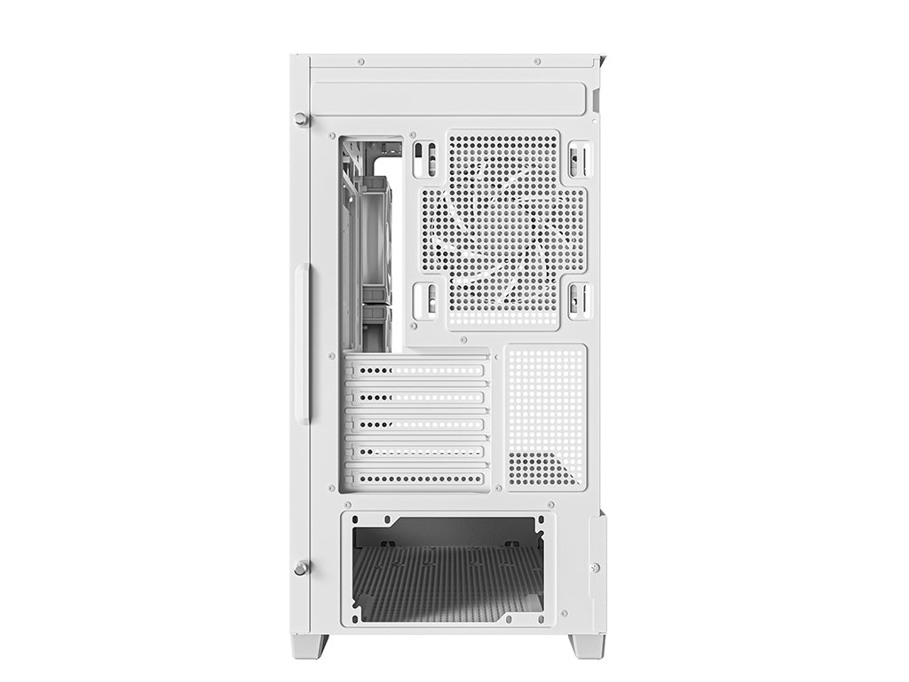 Računalniško ohišje DeepCool CG380 3F, mATX, Midi-Tower, kaljeno steklo, belo