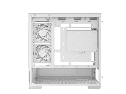 Računalniško ohišje DeepCool CG380 3F, mATX, Midi-Tower, kaljeno steklo, belo