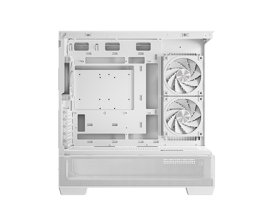 Računalniško ohišje DeepCool CG380 3F, mATX, Midi-Tower, kaljeno steklo, belo