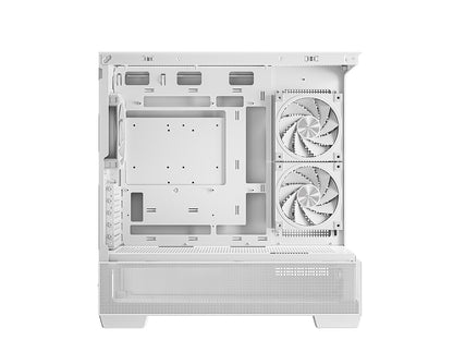 Računalniško ohišje DeepCool CG380 3F, mATX, Midi-Tower, kaljeno steklo, belo