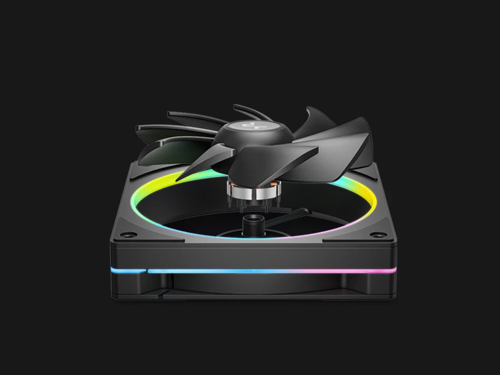 Komplet za tekočinsko hlajenje AIO Liquid Cooler DeepCool LM240, 240mm, LCD, ARGB, črn