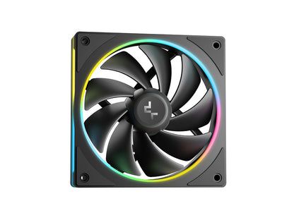 Komplet za tekočinsko hlajenje AIO Liquid Cooler DeepCool LM240, 240mm, LCD, ARGB, črn