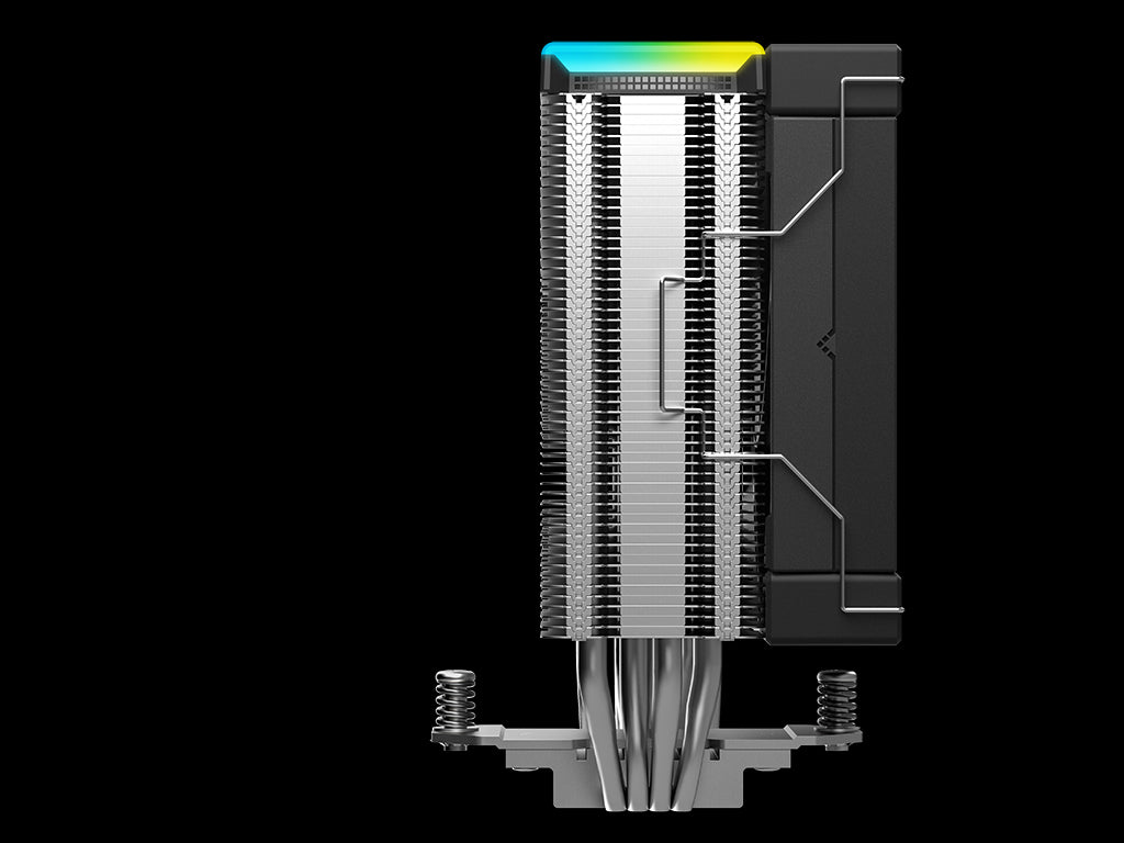 Hladilnik za procesor DeepCool AK400 DIGITAL SE, 120mm, ARGB, LCD, črn