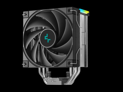 Hladilnik za procesor DeepCool AK400 DIGITAL SE, 120mm, ARGB, LCD, črn