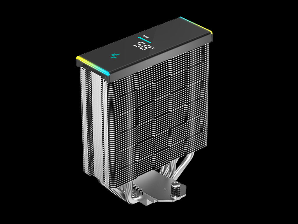 Hladilnik za procesor DeepCool AK400 DIGITAL SE, 120mm, ARGB, LCD, črn