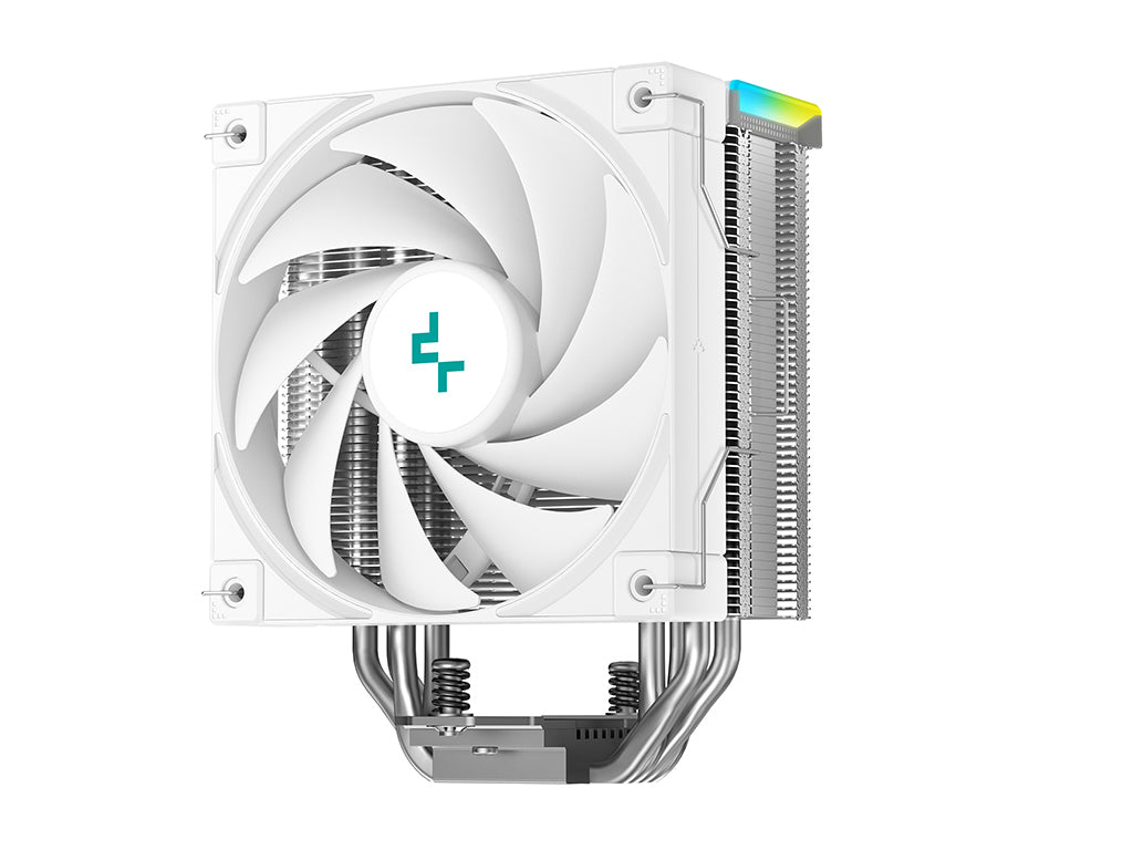Hladilnik za procesor DeepCool AK400 DIGITAL SE WH, 120mm, ARGB, LCD, bel