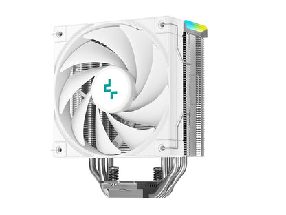 Hladilnik za procesor DeepCool AK400 DIGITAL SE WH, 120mm, ARGB, LCD, bel