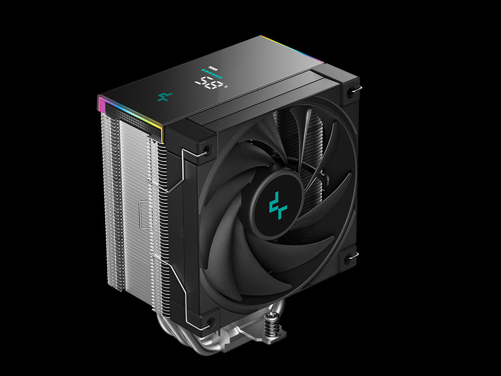Hladilnik za procesor DeepCool AK500S DIGITAL SE, 120mm, ARGB, LCD, črn