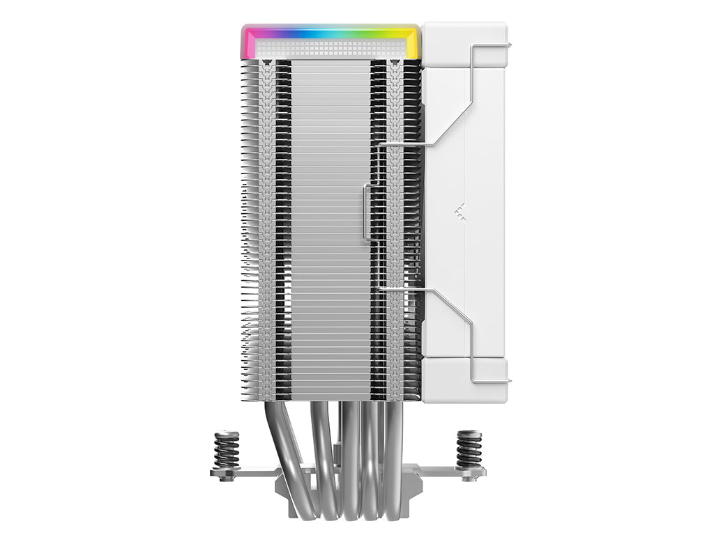 Hladilnik za procesor DeepCool AK500S DIGITAL SE WH, 120mm, ARGB, LCD, bel