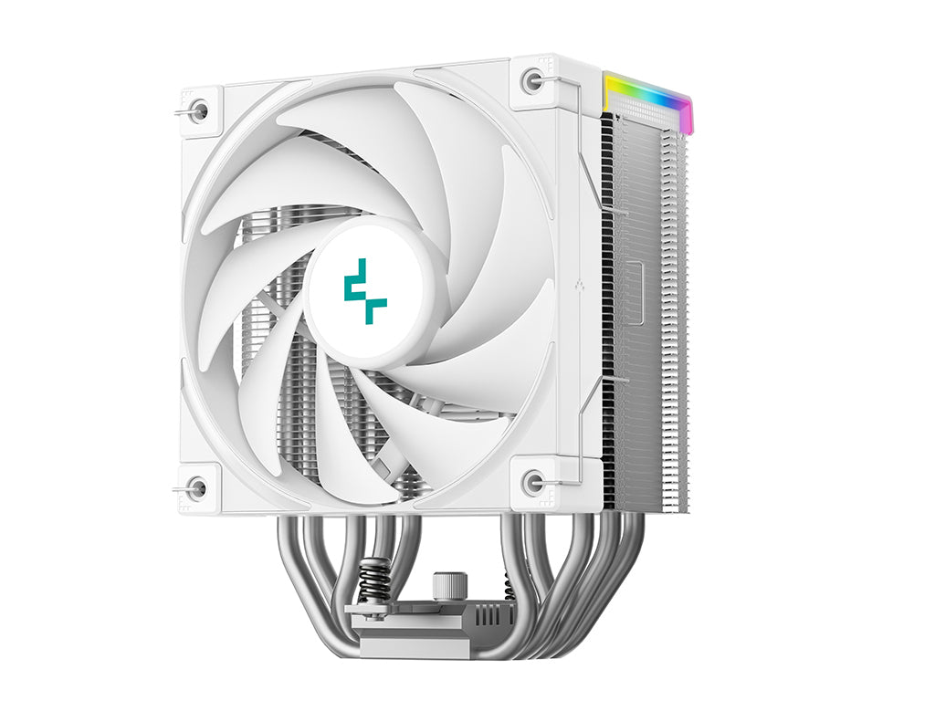 Hladilnik za procesor DeepCool AK500S DIGITAL SE WH, 120mm, ARGB, LCD, bel