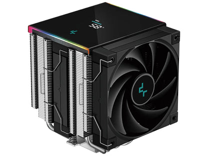 Hladilnik za procesor DeepCool AK620 DIGITAL SE, 2x120mm, ARGB, LCD, črn