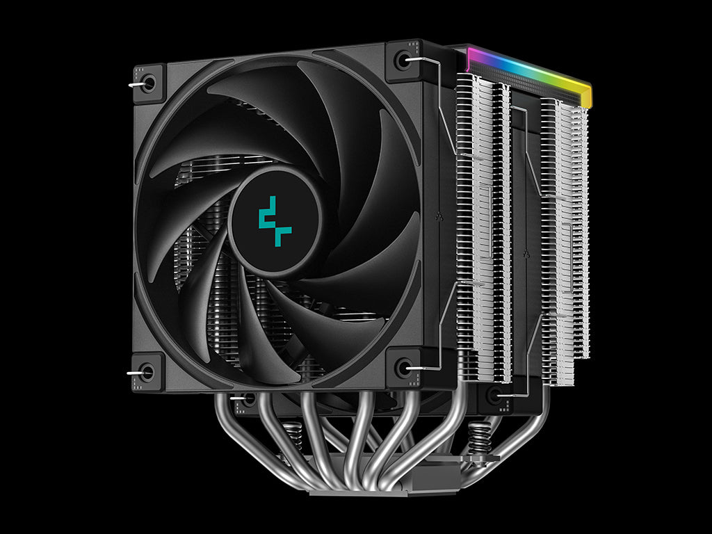 Hladilnik za procesor DeepCool AK620 DIGITAL SE, 2x120mm, ARGB, LCD, črn