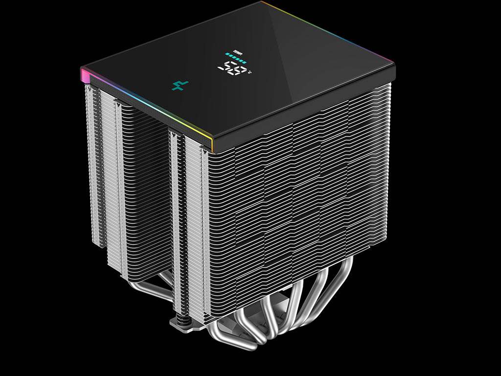 Hladilnik za procesor DeepCool AK620 DIGITAL SE, 2x120mm, ARGB, LCD, črn