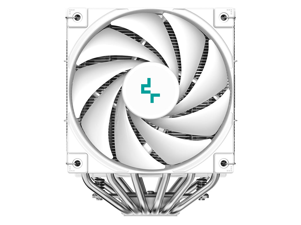 Hladilnik za procesor DeepCool AK620 DIGITAL SE WH, 2x120mm, ARGB, LCD, bel