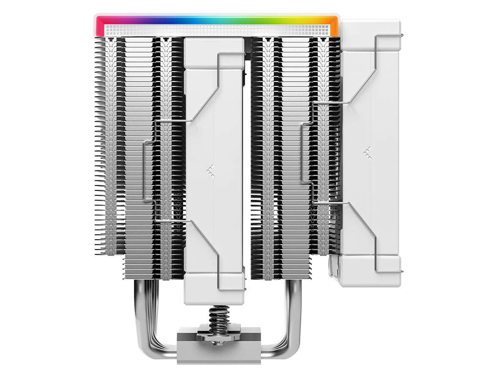 Hladilnik za procesor DeepCool AK620 DIGITAL SE WH, 2x120mm, ARGB, LCD, bel