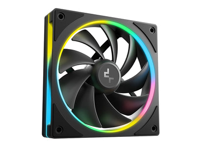 Ventilator za ohišje DeepCool FL12 SE ARGB PWM 120mm, črn