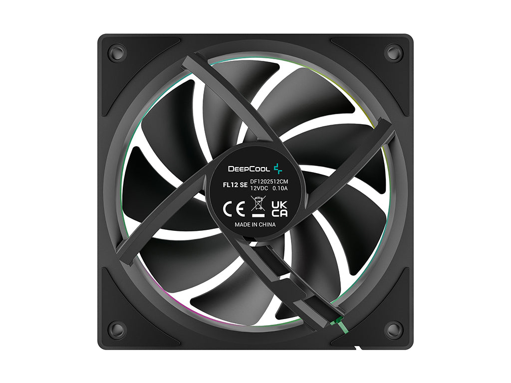 Ventilator za ohišje DeepCool FL12 SE 3-IN-1 ARGB PWM 120mm, 3 Pack, črn